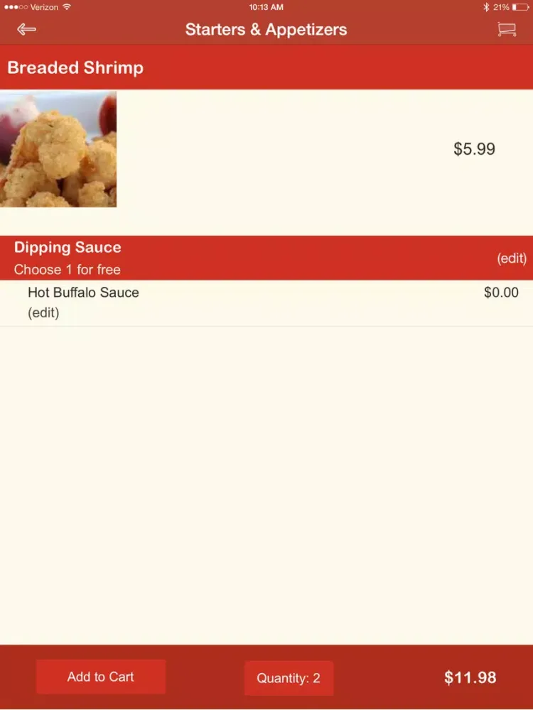 Pizzarella iPad 应用截图