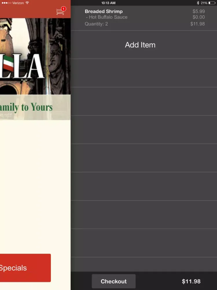 Pizzarella iPad 应用截图
