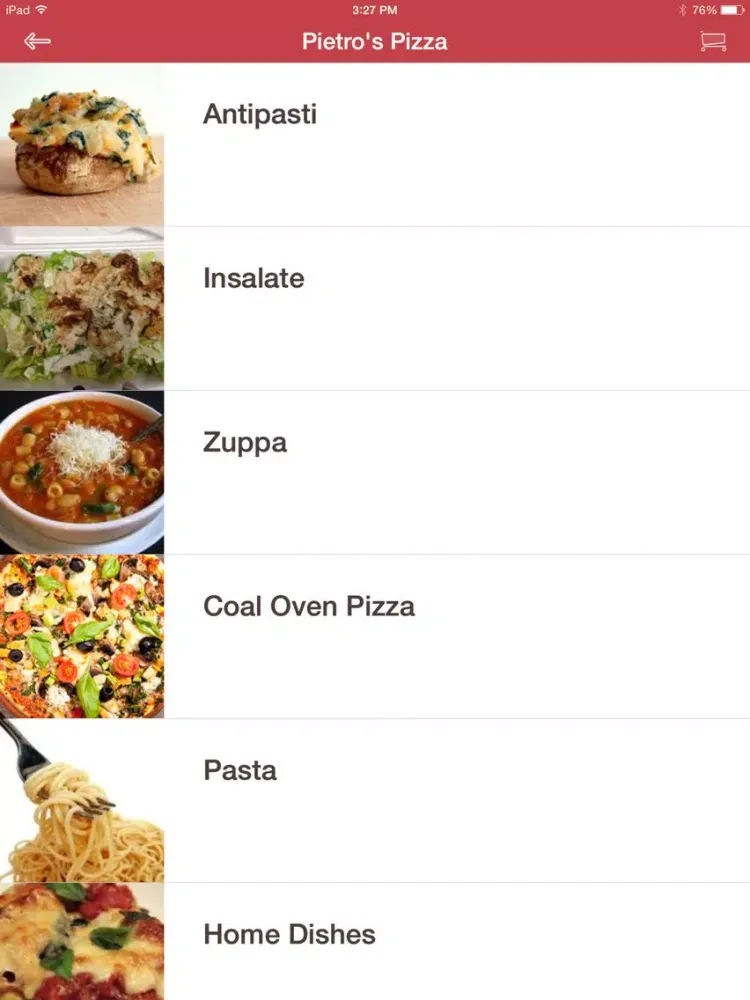 Pietro's Pizza iPad  스크린샷
