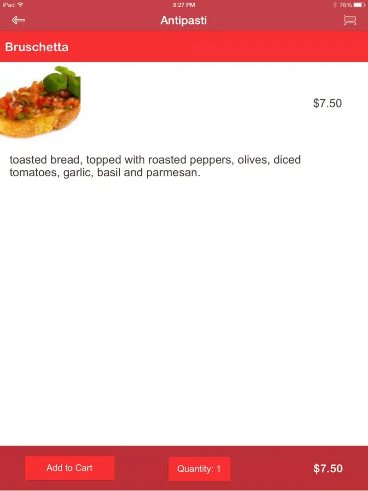 Pietro's Pizza iPad  스크린샷