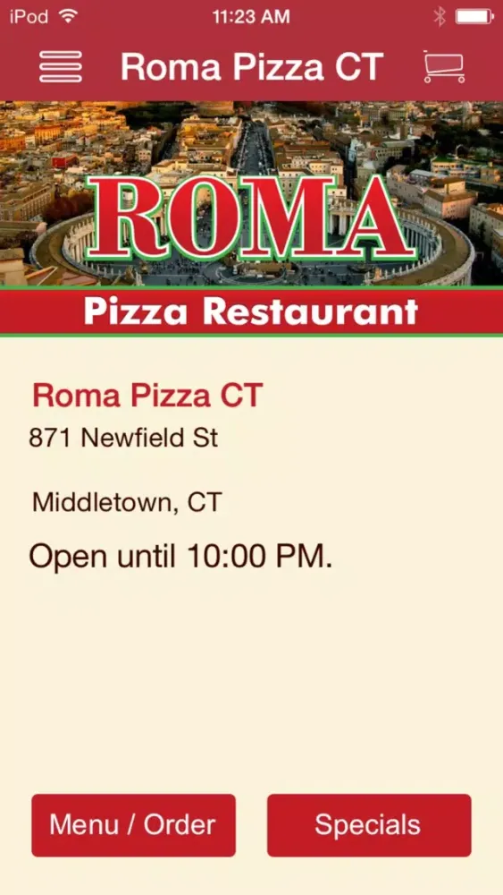 Screenshot di Roma Pizza CT