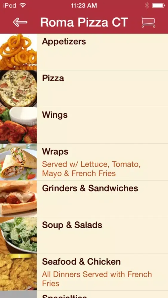 Screenshot di Roma Pizza CT