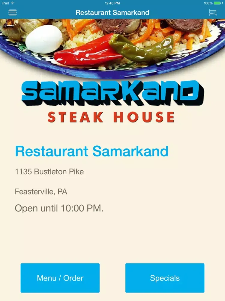 تصاویر Restaurant Samarkand iPad 