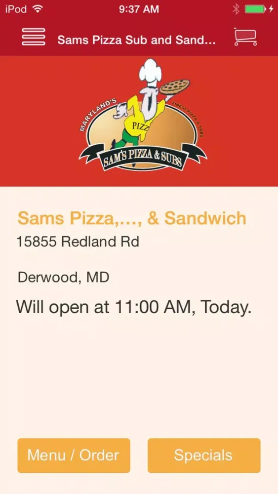 Sams Pizza, Sub, & Sandwich Screenshots