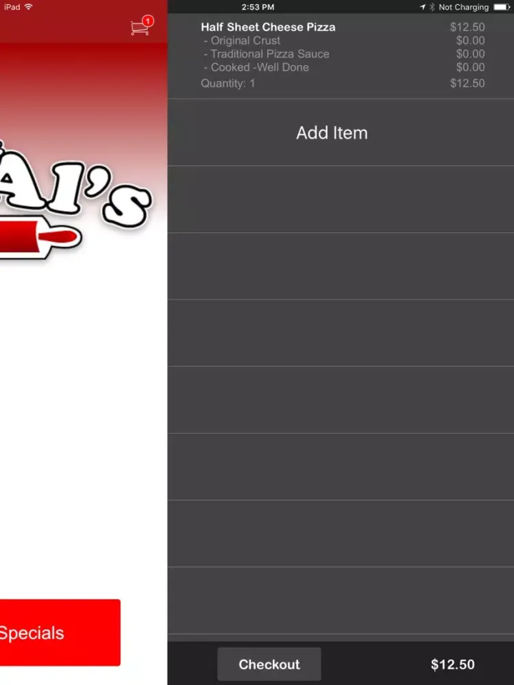 Capturas de pantalla de Uncle Al's Pizzeria iPad 
