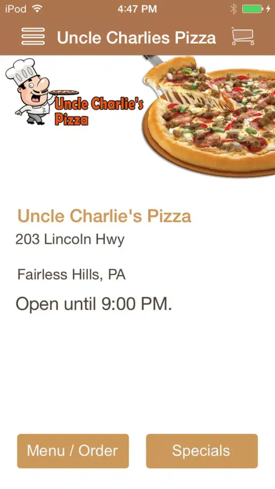 Uncle Charlie's Pizza PA Ekran Görüntüleri