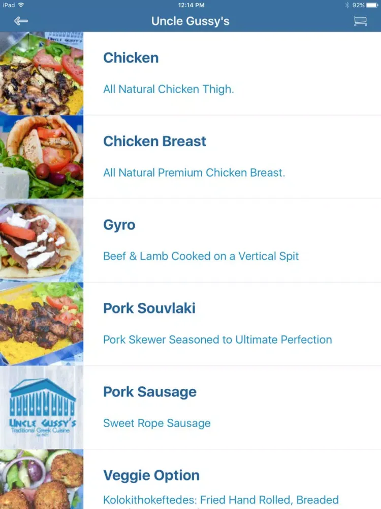 Uncle Gussy's iPad  Screenshots