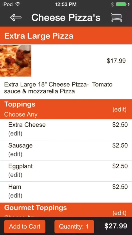Vesuvio Pizzeria স্ক্রিনশট