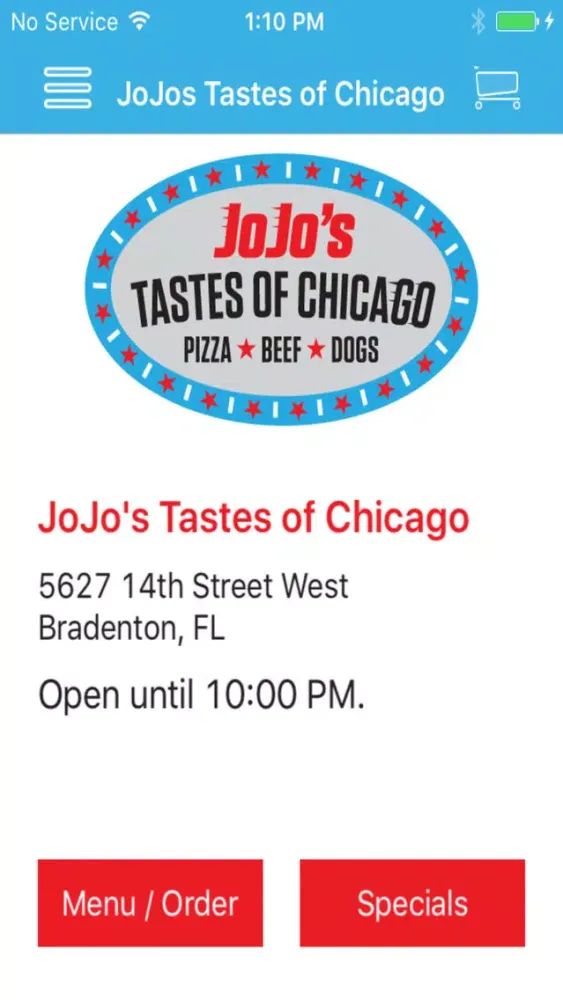 Ảnh chụp màn hình của JoJo's Tastes of Chicago