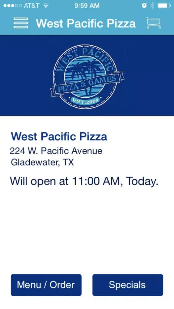 Zrzuty ekranu West Pacific Pizza
