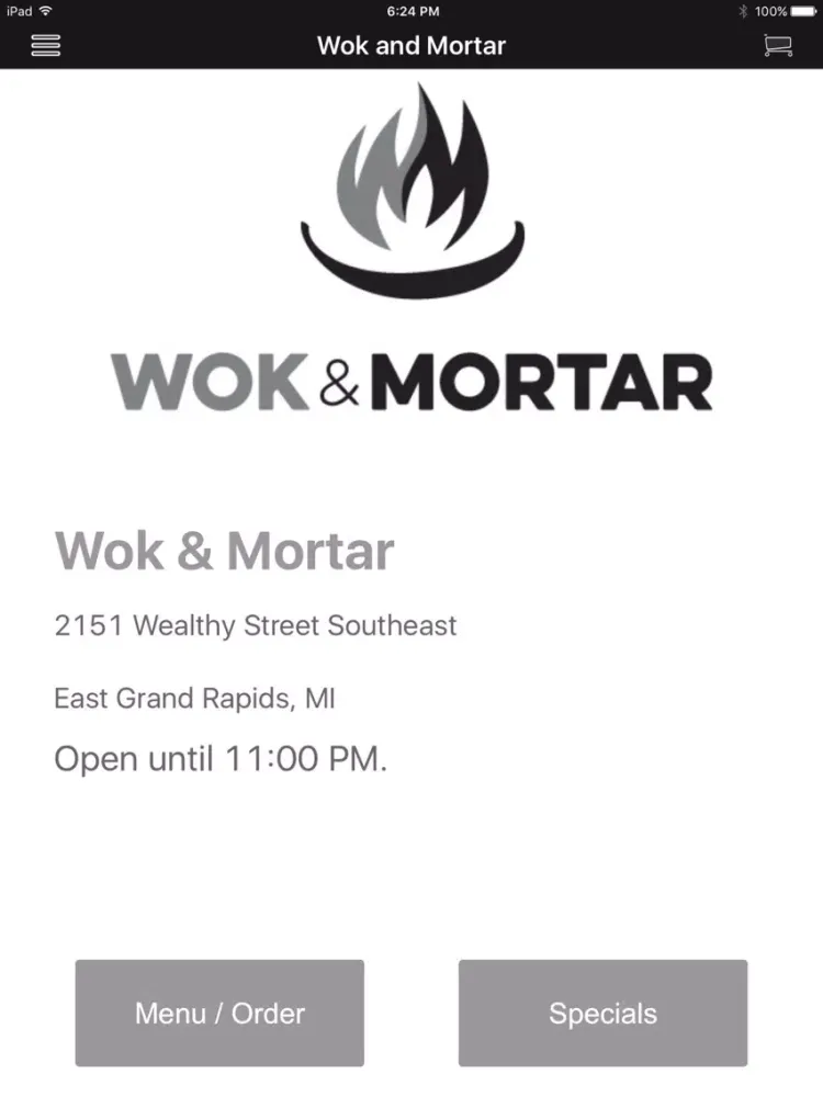 Screenshot di Wok & Mortar iPad 