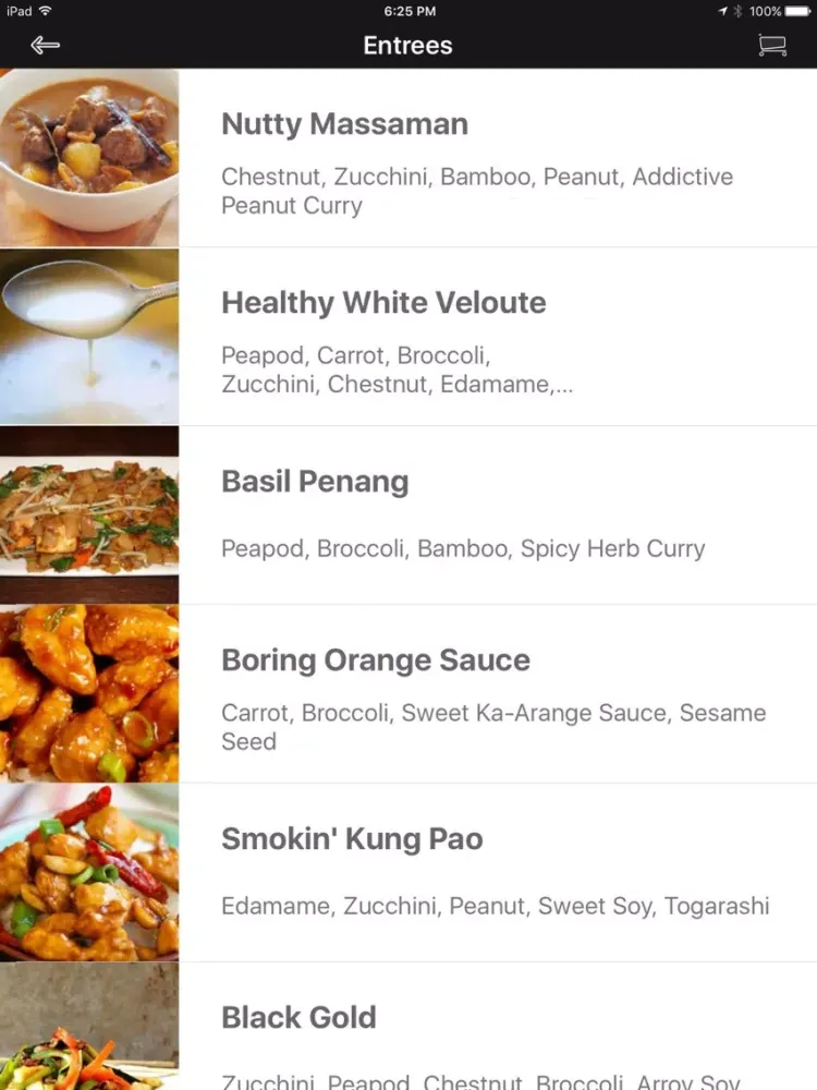 Screenshot di Wok & Mortar iPad 