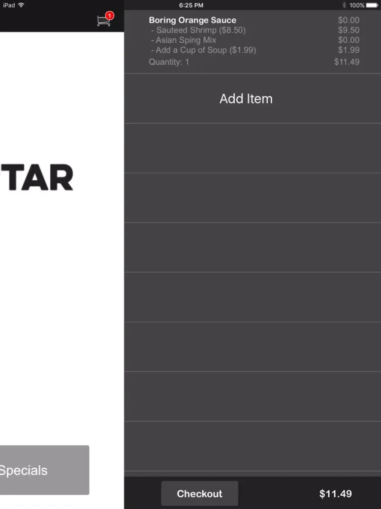 Screenshot di Wok & Mortar iPad 