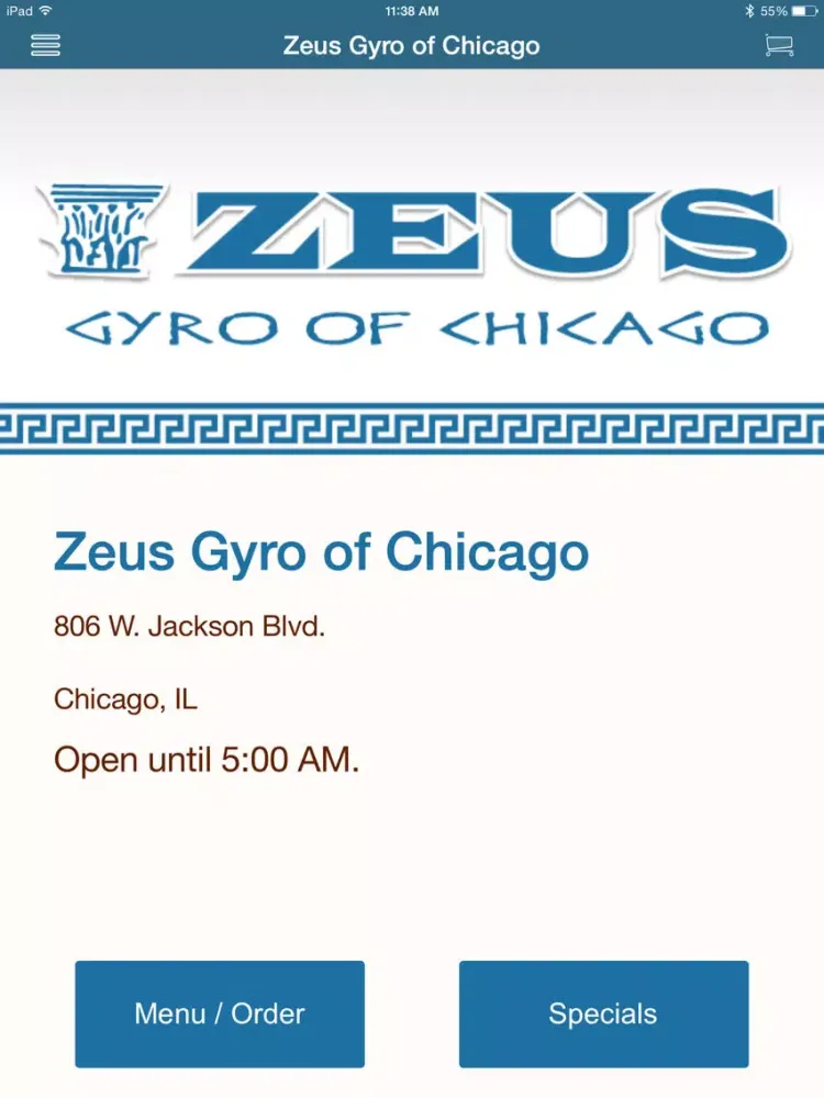 تصاویر Zeus Gyro of Chicago iPad 