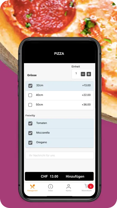 Badener Pizza Kurier应用截图