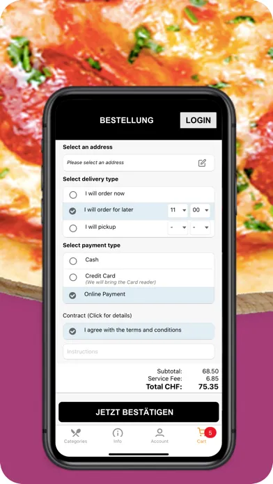 Badener Pizza Kurier应用截图