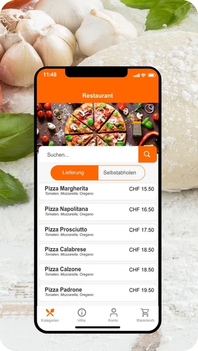 Capturas de tela do Bellevue Pizzeria Winterthur