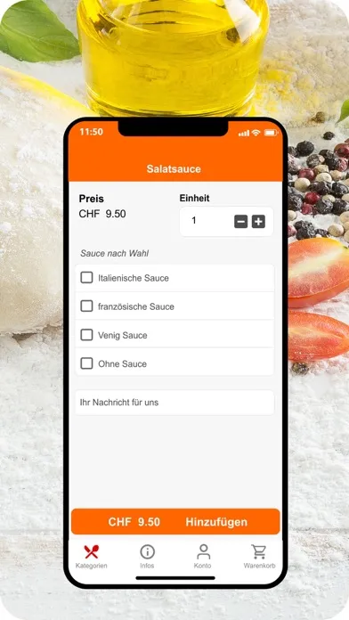 Capturas de tela do Bellevue Pizzeria Winterthur