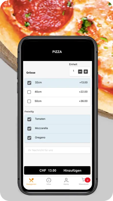 Zrzuty ekranu Pizzeria Limmat