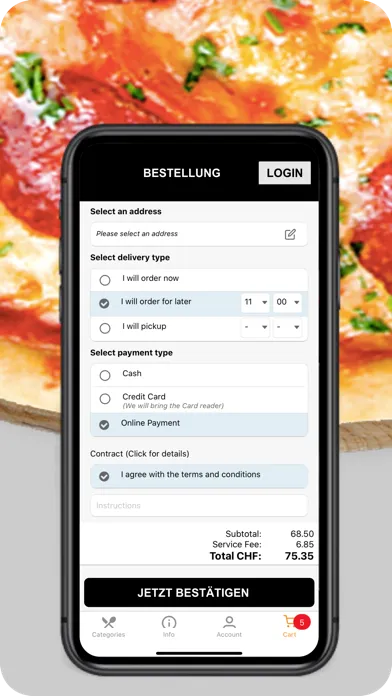 Zrzuty ekranu Pizzeria Limmat
