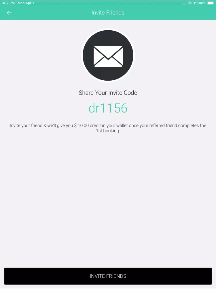 Tangkapan layar 4orderStation Driver iPad 