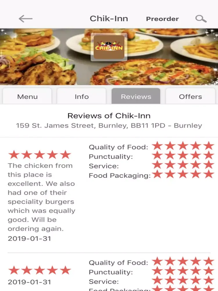 OrderTheFood Delivery App iPad  Screenshots