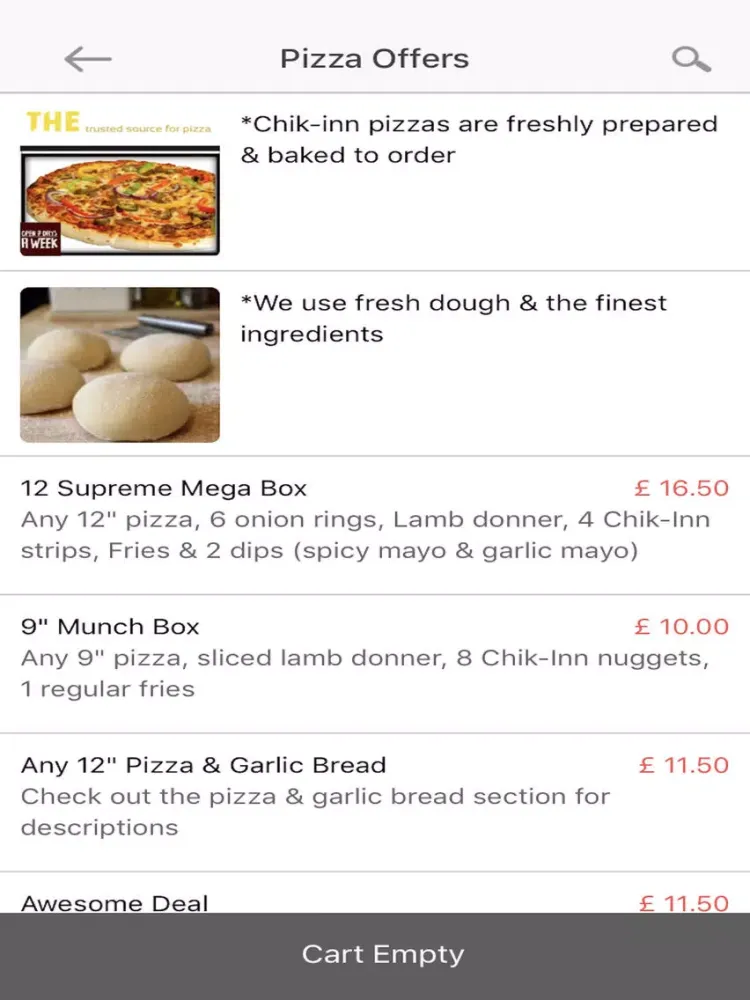 OrderTheFood Delivery App iPad  Screenshots