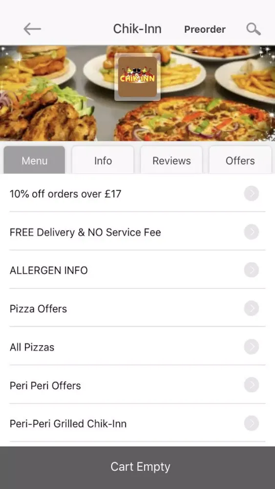 OrderTheFood Delivery App Screenshots