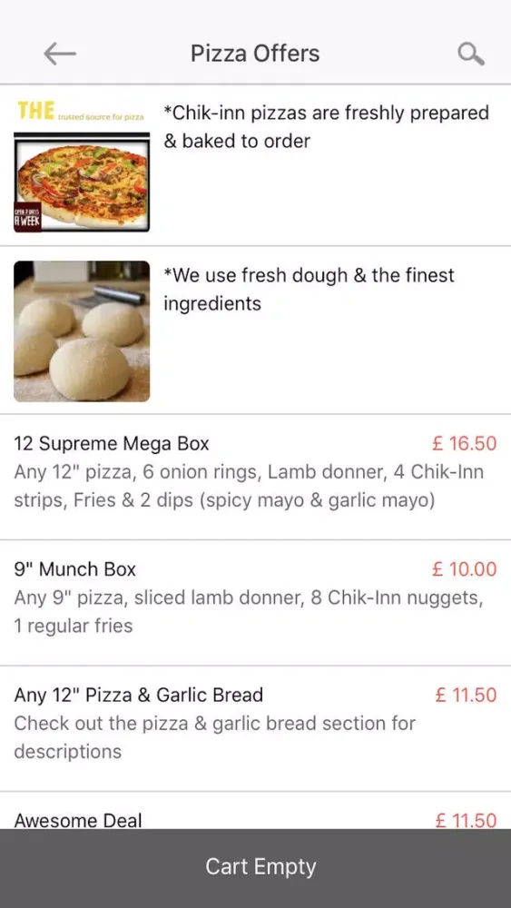 OrderTheFood Delivery App Screenshots