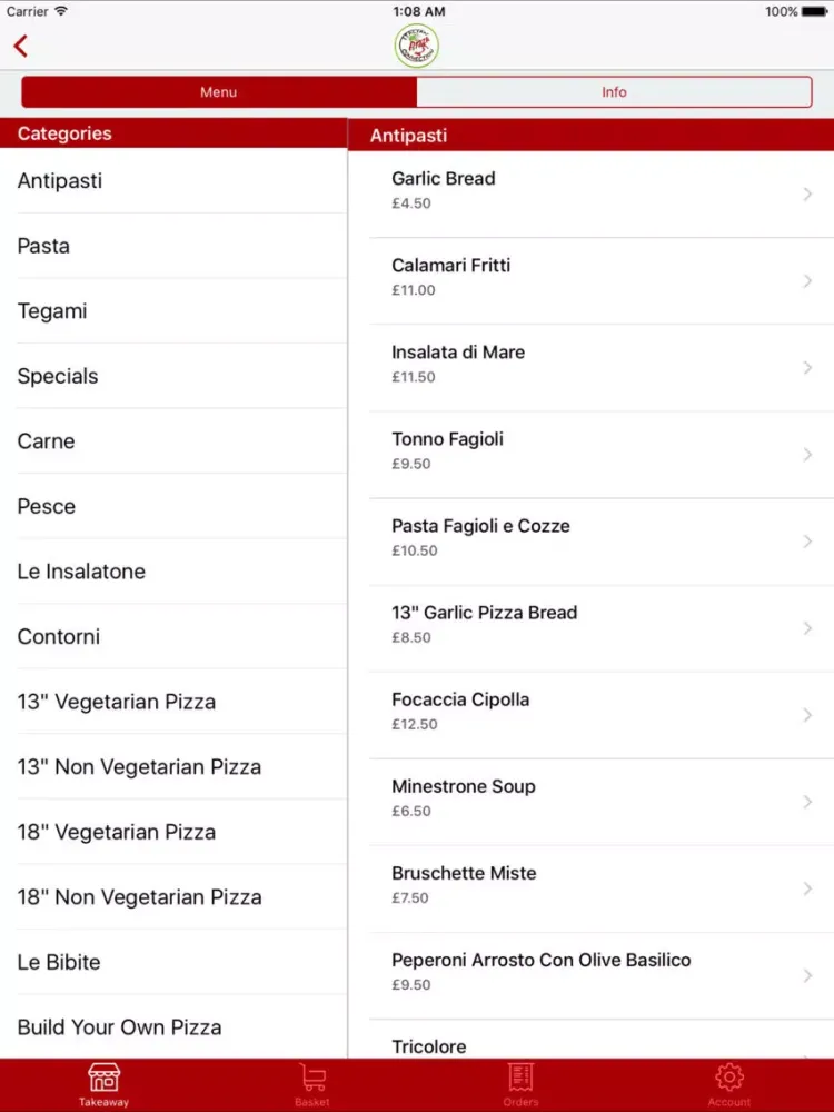 Italian Pizza Connection iPad  스크린샷
