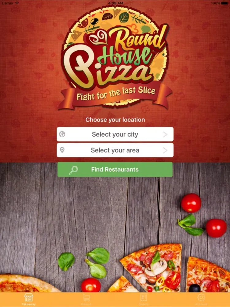 Round House Pizza iPad 應用截圖