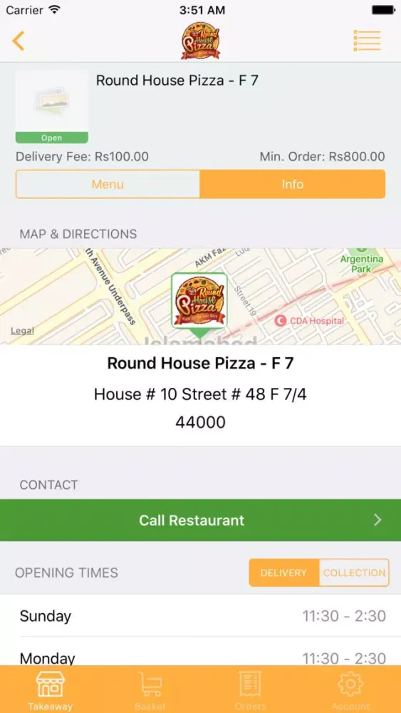Round House Pizza應用截圖