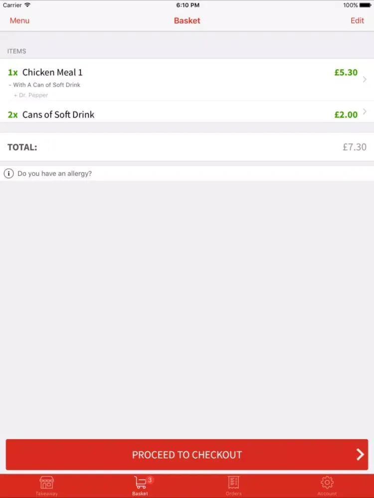Taunton Fried Chicken iPad  স্ক্রিনশট