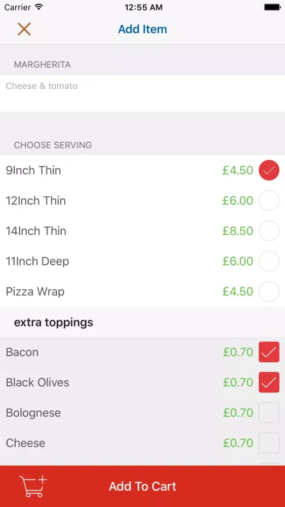 Capturas de tela do Tuminose Pizza Doncaster