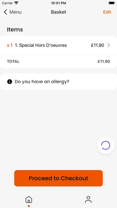 Capturas de tela do Wongs Chinese Takeaway