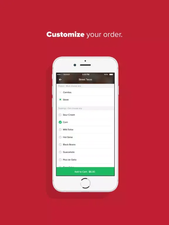 Ảnh chụp màn hình của OrderUp - Food Delivery iPad 