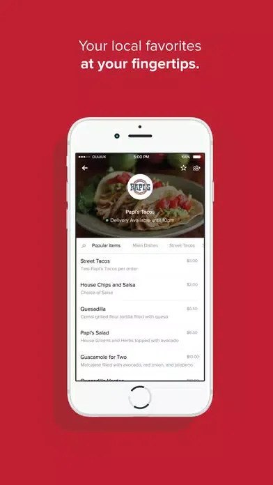 Ảnh chụp màn hình của OrderUp - Food Delivery
