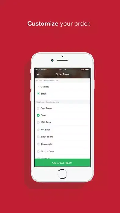 Ảnh chụp màn hình của OrderUp - Food Delivery
