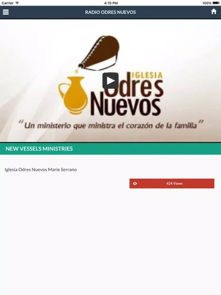 Radio Odres Nuevos iPad 应用截图