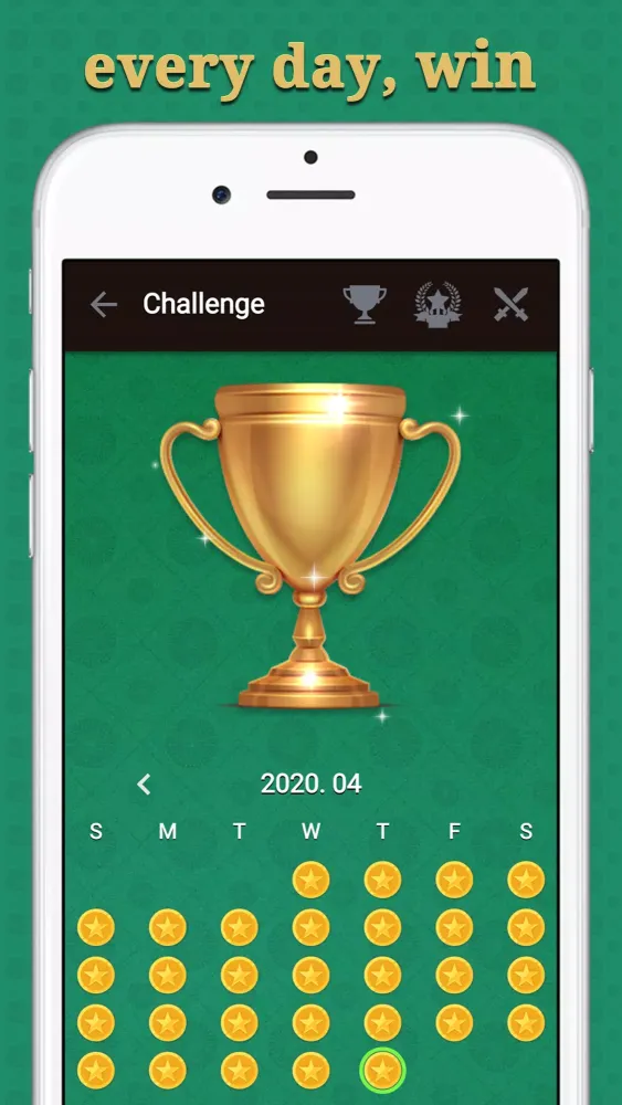 Tangkapan layar Solitaire