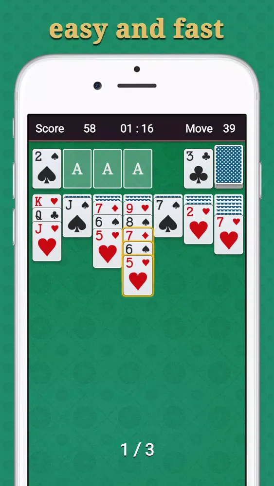 Tangkapan layar Solitaire