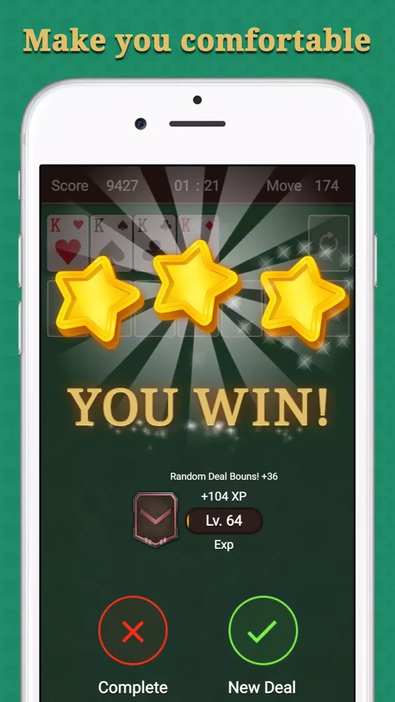 Tangkapan layar Solitaire