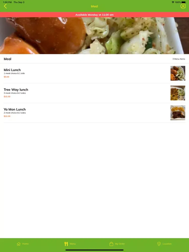 Capturas de tela do CJS Jamaican & Bbq Kitchen iPad 