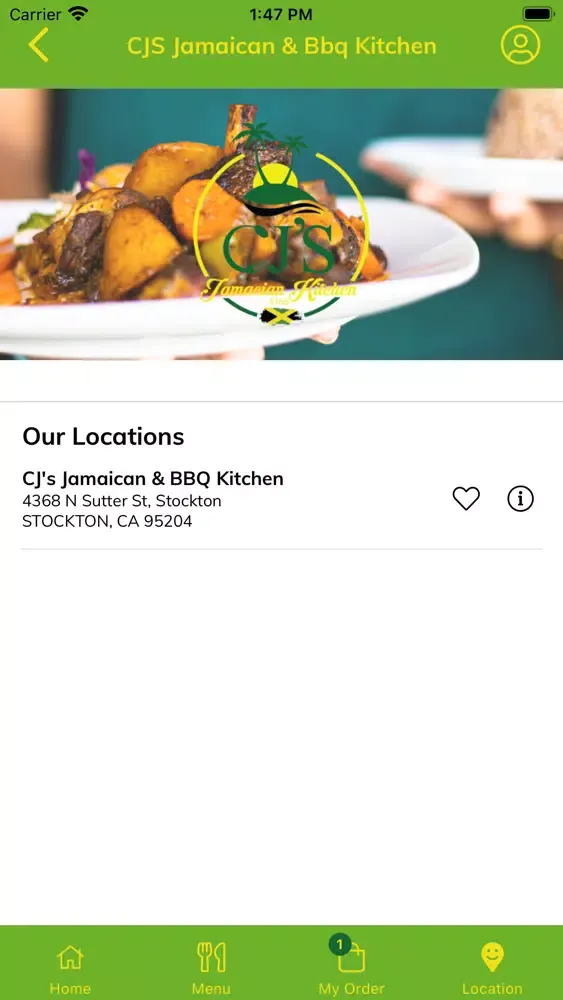 Capturas de tela do CJS Jamaican & Bbq Kitchen