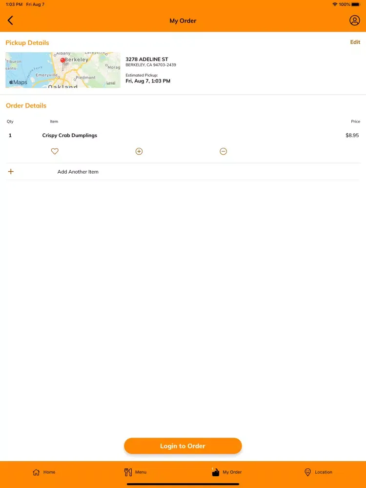 Capturas de pantalla de Giin Thai iPad 