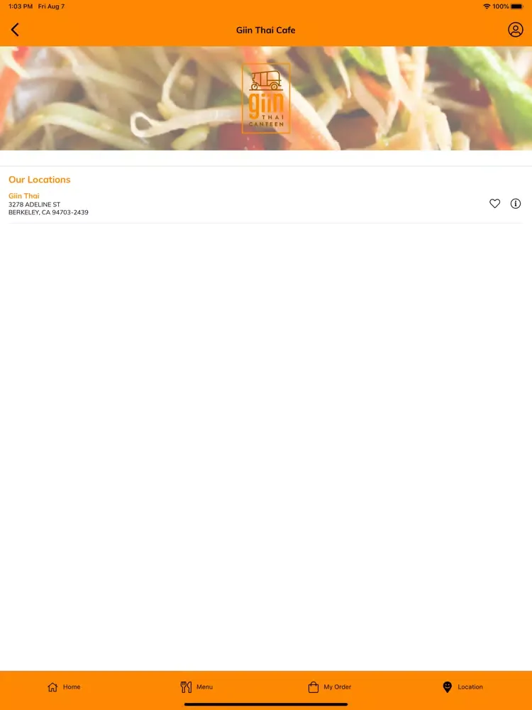 Capturas de pantalla de Giin Thai iPad 