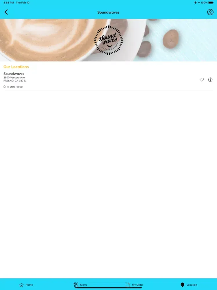 Zrzuty ekranu Soundwaves Cafe iPad 