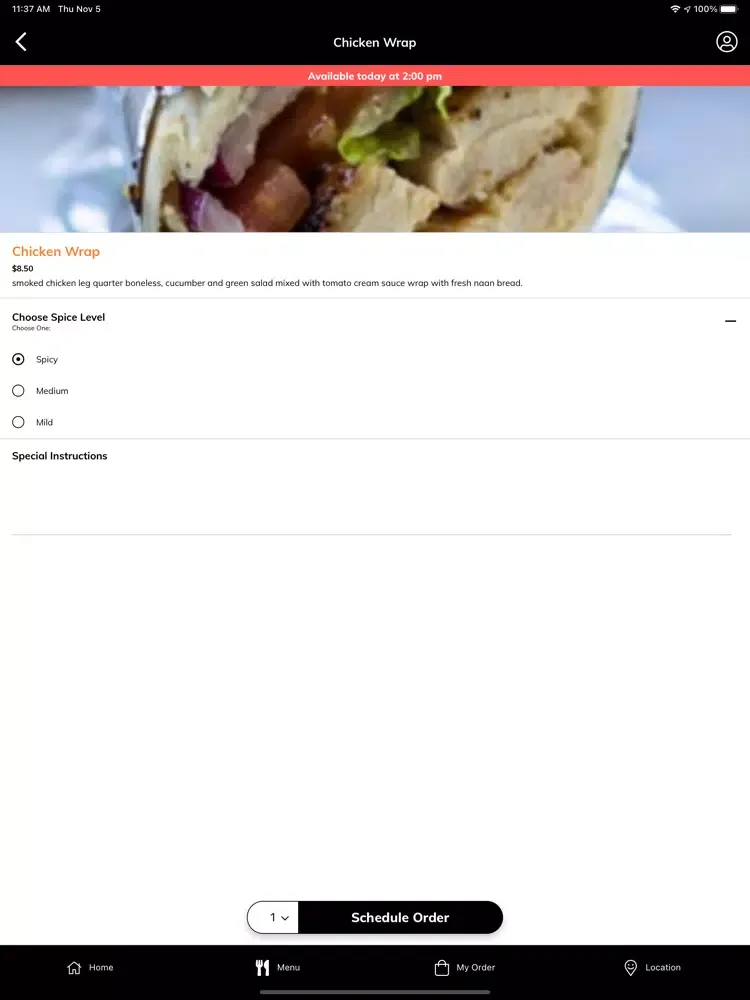 Tashi Delek Cuisine iPad  스크린샷