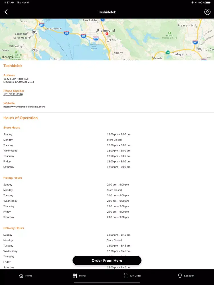 Tashi Delek Cuisine iPad  스크린샷