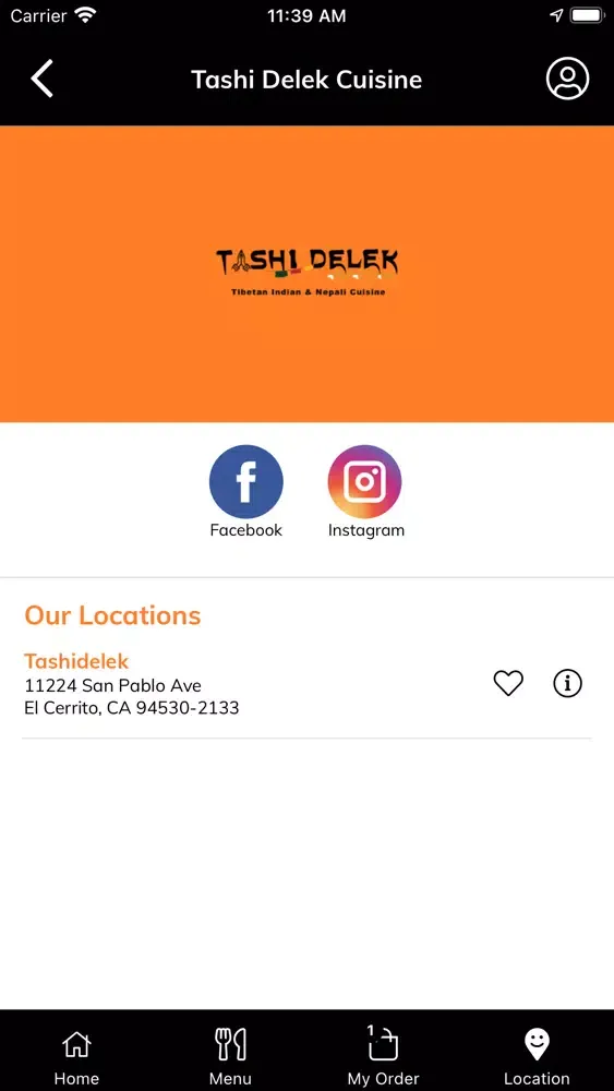 Tashi Delek Cuisine 스크린샷
